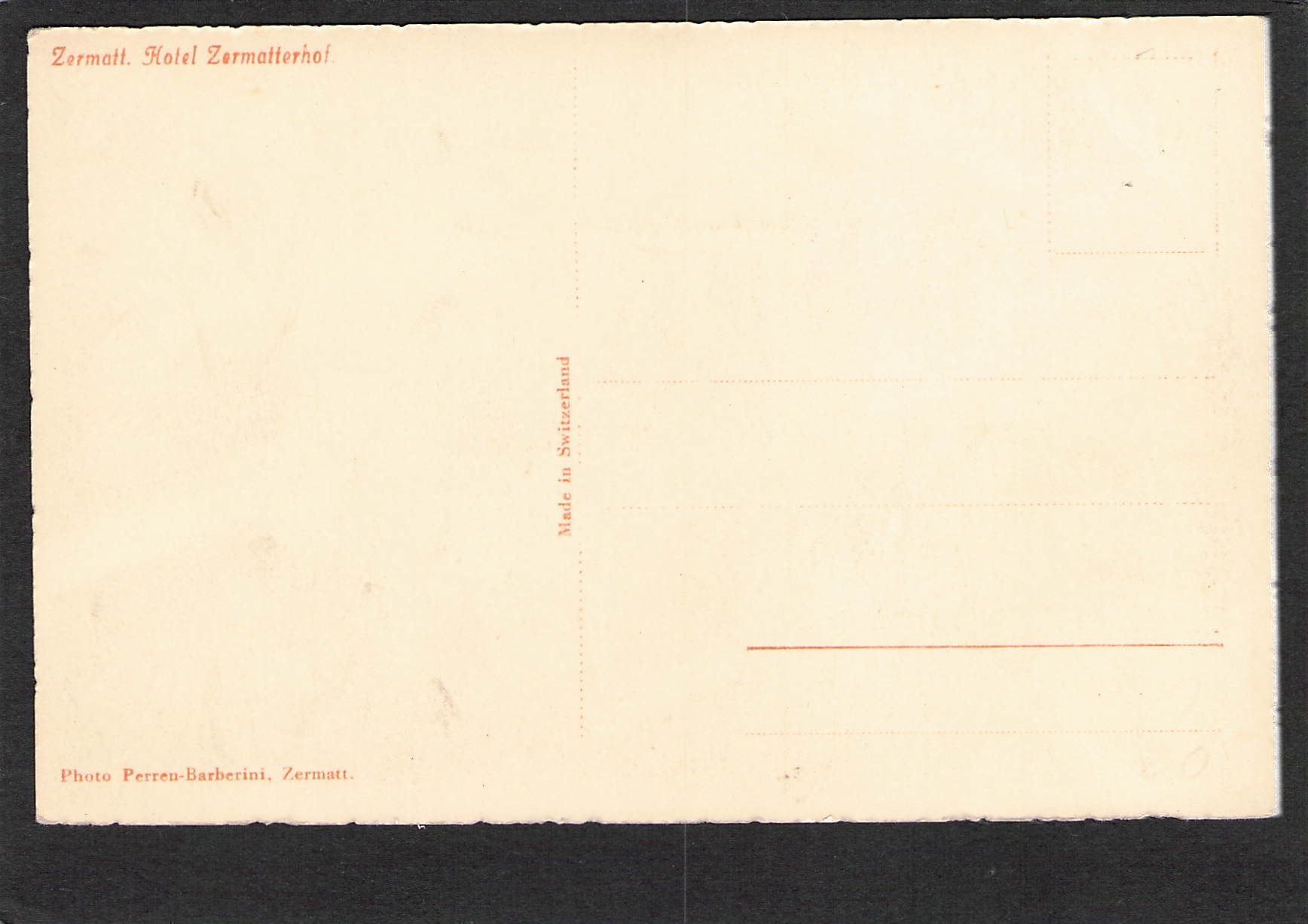 Cartoline postali: AK.VS Zermatt,Hotel Zermatterhof – Usato da Reichenburg venduto da ibiza18 1