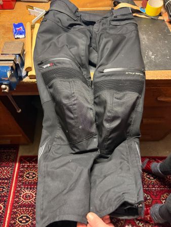 Damen Motorradhose GTE2, Schwarz