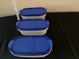 Original Tupperware blau, 3Stück, Grösse siehe Fotos