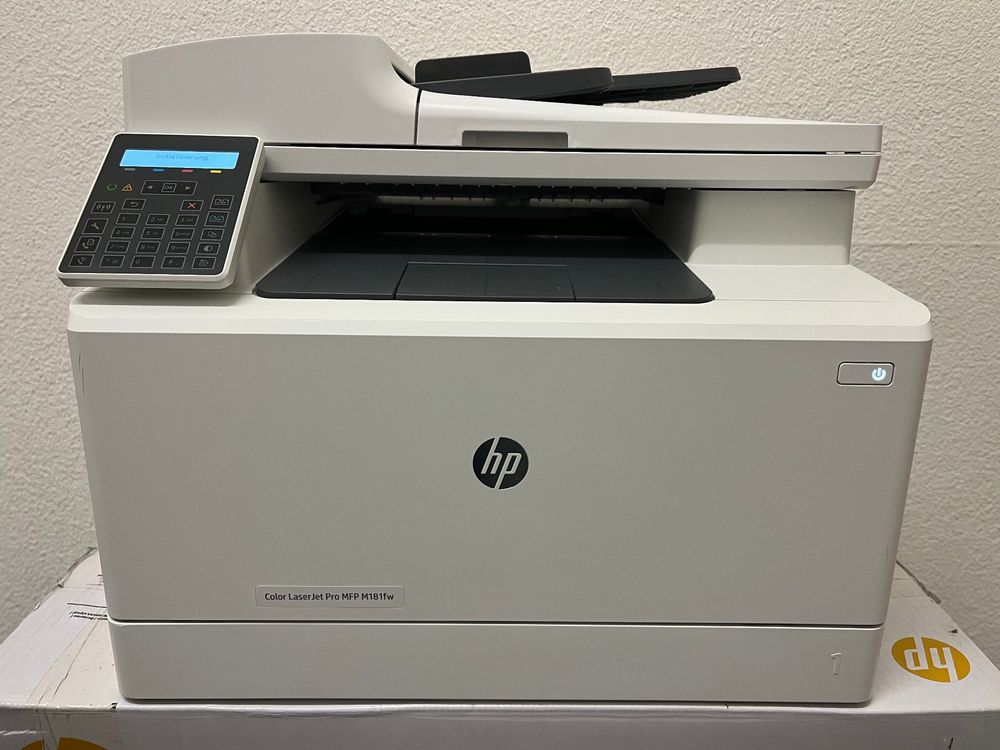 HP Color LaserJet Pro MFP M181fw, wie neu, 4 neue HP Toner | Kaufen auf ...