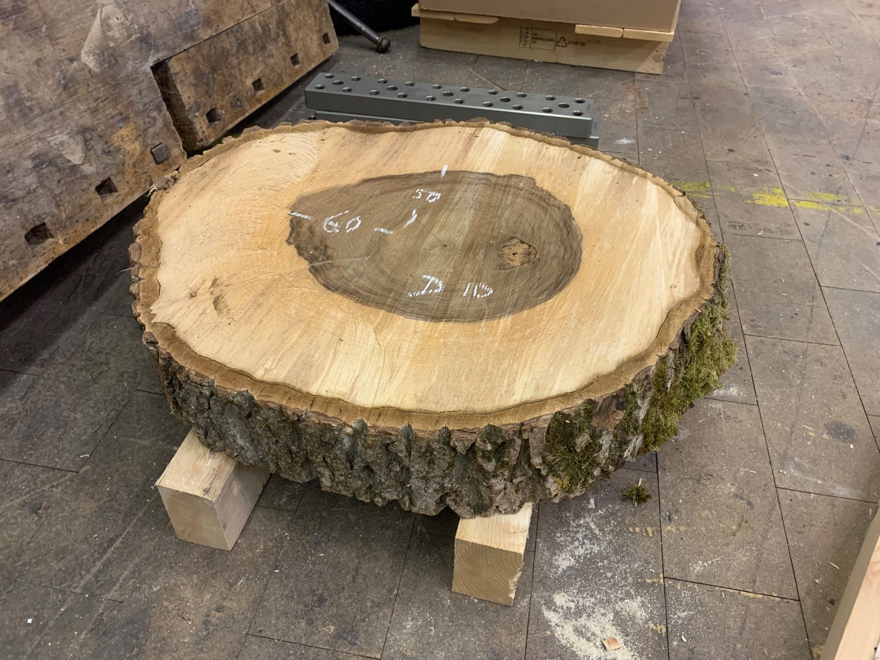 Holzartikel: Baumscheibe Nussbaum / Holzscheibe – Gebraucht aus Seedorf UR von Lochy 3