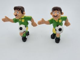 2x Zweifel Mini-Kickers Figuren 2005 Fussball Nr. 5 Retro 