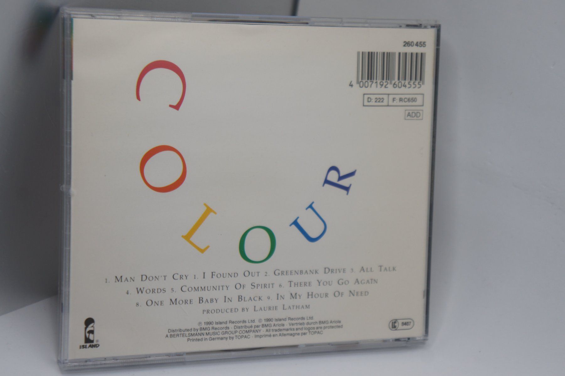 CDs: CD: The Christians - Colour – Gebraucht aus Ernetschwil von luisvonerni 1