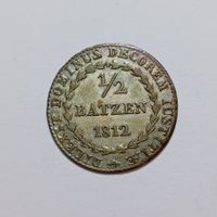 1/2 Batzen 1812 Obwalden