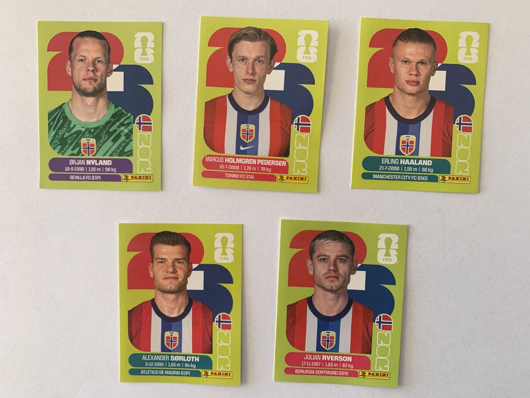 Panini Carte collezionabili: Panini Sammelbilder 2026 Norwegen – Usato da Glis venduto da Jackie6