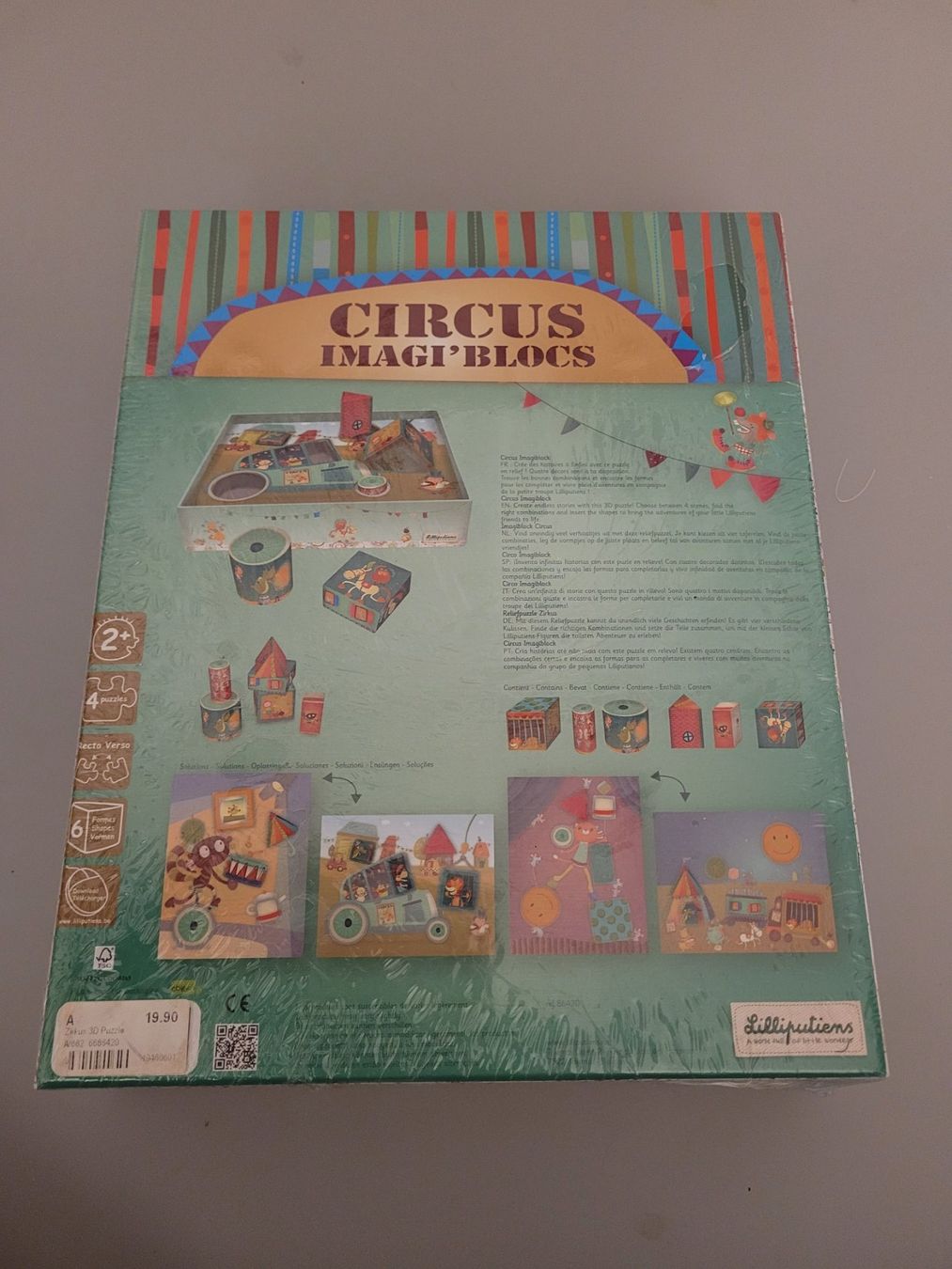 Puzzles: Puzzle 3D Zirkus   Ab 2 Jahren – Neu und originalverpackt aus Oberuzwil von aseinkaufswelt 1