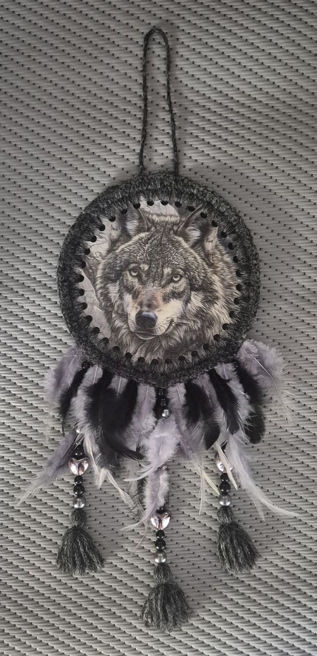 Alle Dekorationen: Wolf Traumfänger (handarbeit) – Neu und originalverpackt aus Goldswil von Sandra7319