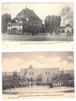 2 Karten Brugg - Vindonissa mit Theateraufführung ca. 1920