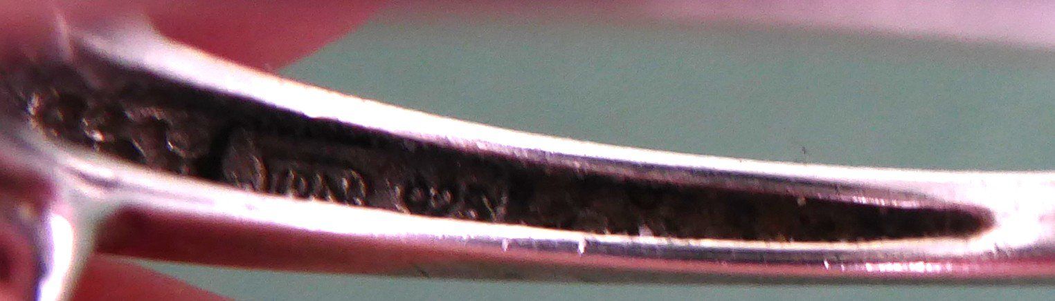 Anelli: Ring 925 Silber mit synthetischem Stein – Usato da Muri AG venduto da Lineli2020 7