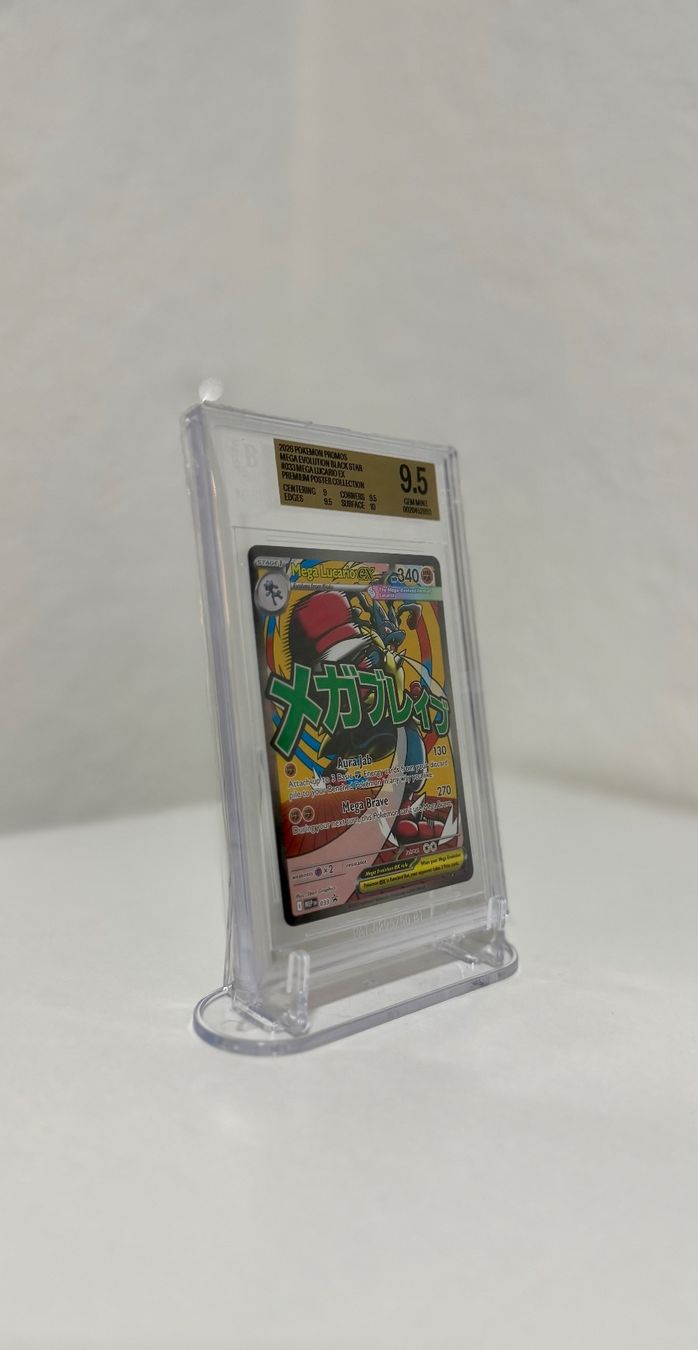 Cartoline: Mega Lucario EX Promo in a BGS 9.5 – Usato da Kleinlützel venduto da Slab_Village