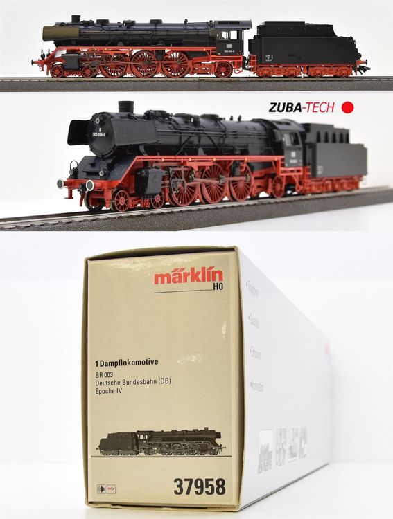 Locomotive Vapeur Trix BR 003 DB échelle H0 – Digitale, Référence 22137-02