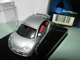 VW New Beetle RSi silber * AUTOart 1:43