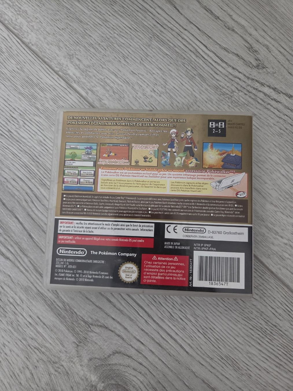 Pokémon Jeux: Pokemon Version Or Heartgold NDS  – D'occasion à Tramelan par arb_hky2 2