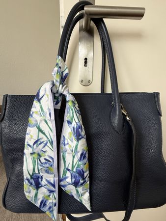  MAXIMA Milano Ledertasche, dunkelblau