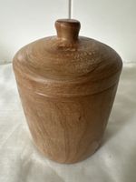Holzdose mit Deckel handgedrechselt Natur 