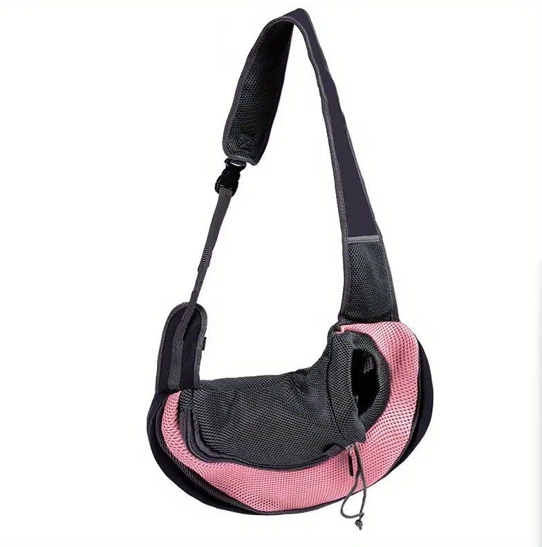 Sonstige Kleidung & Accessoires: Marsupio per cani piccolo rosa e grigio ottimo stato – Gebraucht aus Chiasso von Sasy2001