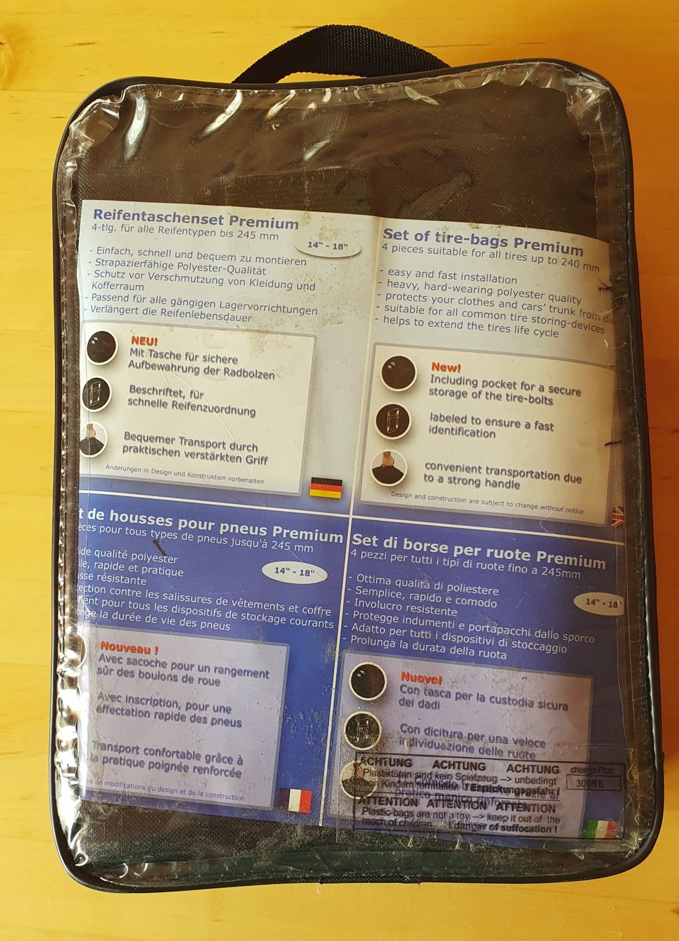 Pneus & Kompletträder: Reifentaschenset – Neu und originalverpackt aus Wattwil von Dato1 1