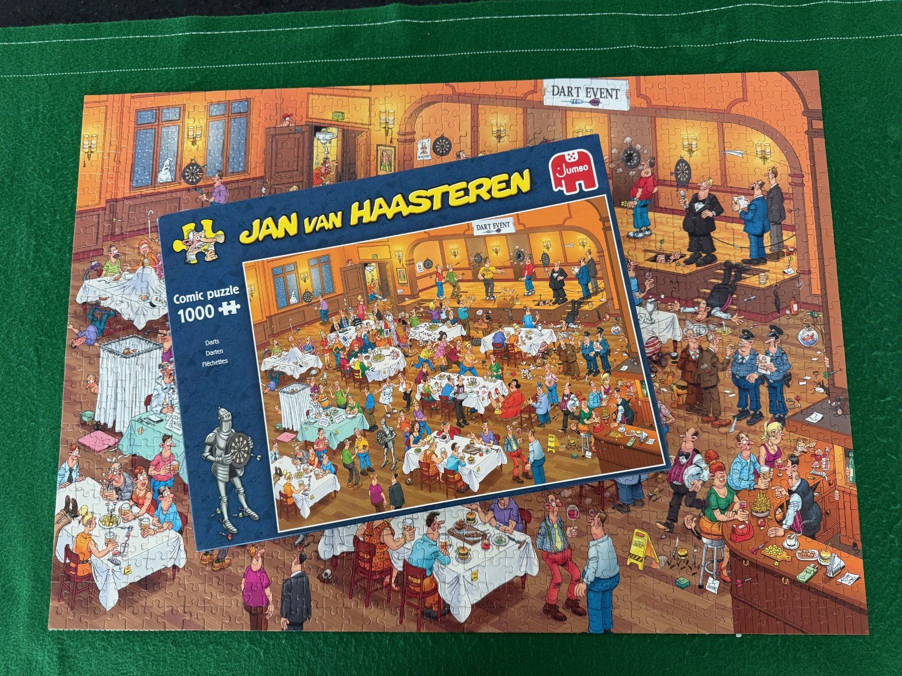 Puzzles: Jan van Haasteren Puzzle, 1000 Teile, Darts – Gebraucht aus Rothenburg von Patri00