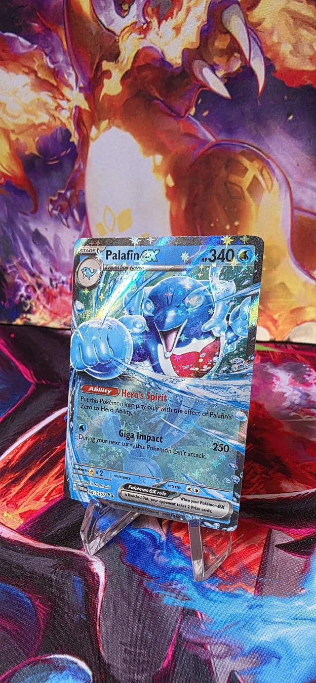 Pokémon Carte collezionabili: Palafin ex 061/167 Twilight Masquerade TWM – Nuovo (secondo la descrizione) da Frutigen venduto da Sinnohan_Zorua 1