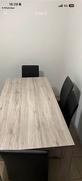 Tischset: Table et chaises – Gebraucht aus Daillens von calsy 2