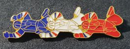 BB344 - Pin Kunst Falschirmspringer Gruppe