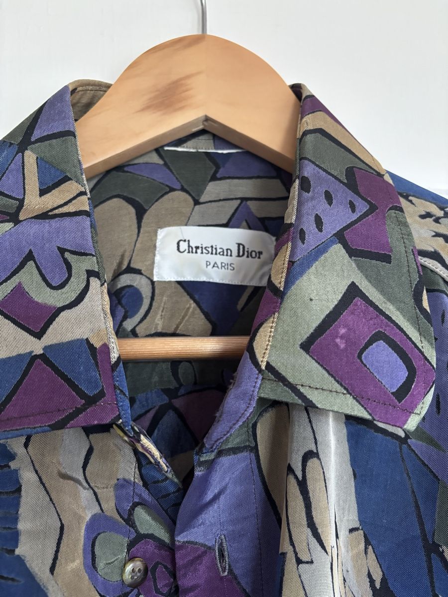 Dior Hemden: Dior kurzarm Hemd Seide Grösse L – Gebraucht aus Bern von emski 2