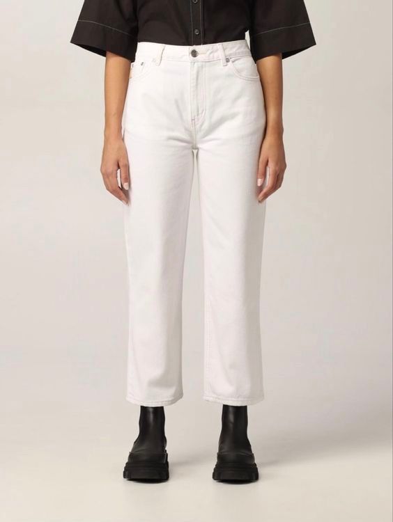 Ganni Jeans: GANNI White Denim Jeans, Grösse 28 – Nuovo (secondo la descrizione) da Spiegel b. Bern venduto da kums 1