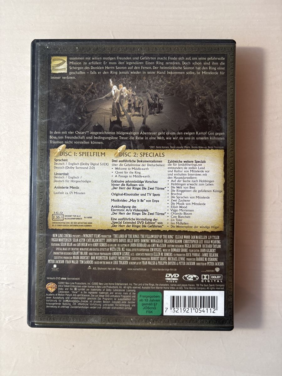Alle DVDs: Der Herr der Ringe - Die Gefährten – Gebraucht aus Ruswil von Slivio_ 1