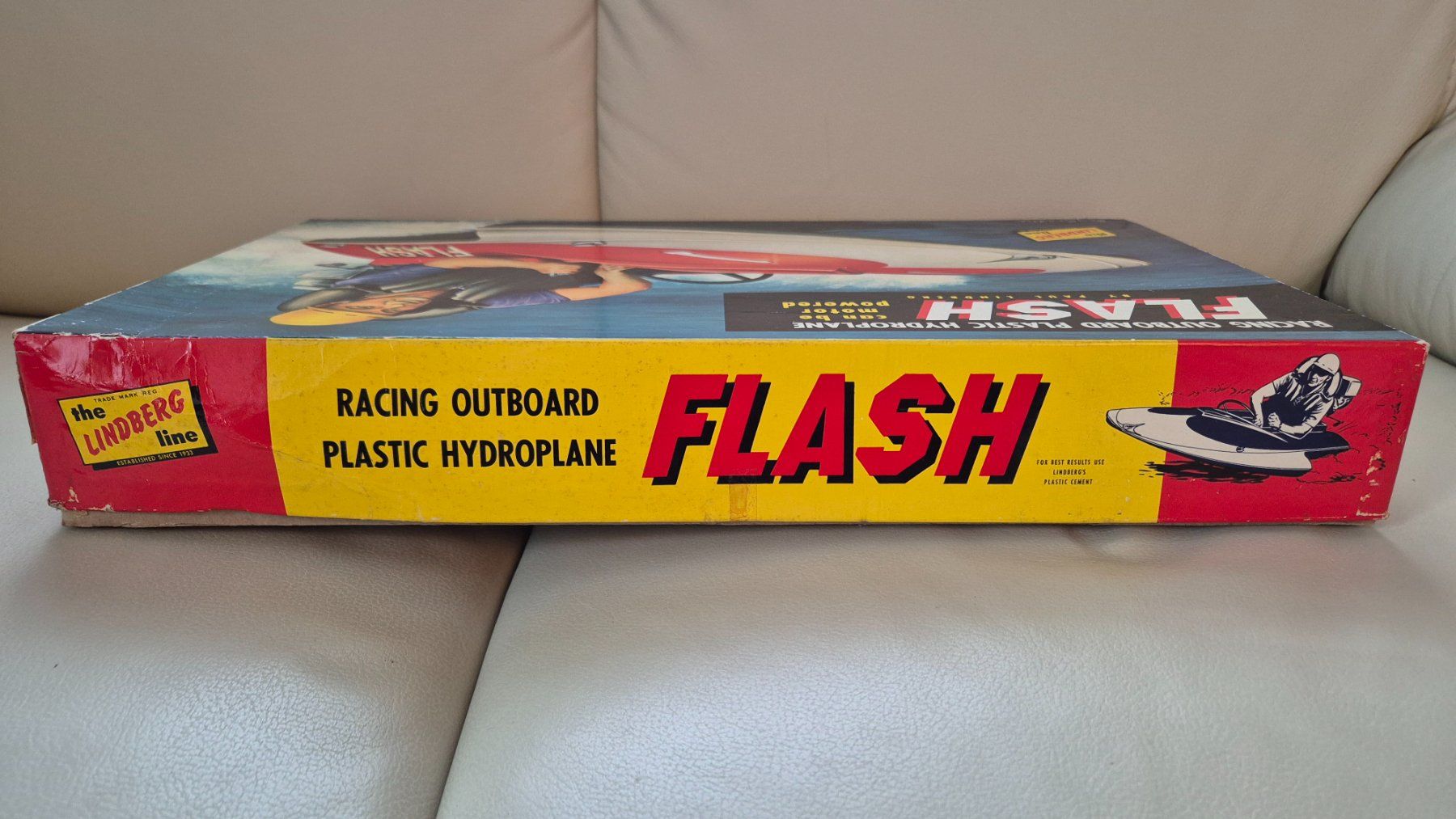 Kit di modellismo & Modellini statici: Lindberg line Flash Racing Plastic Hydroplane Vintage – Usato da Jona venduto da petzi2 6