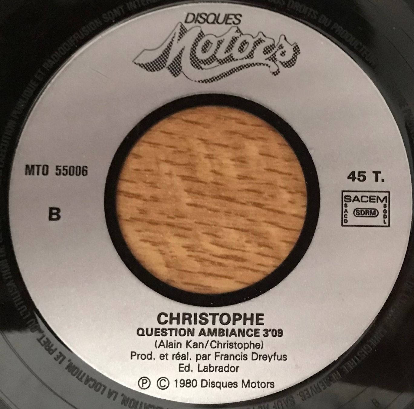 Schallplatten: CHRISTOPHE - L'ITALIE – Gebraucht aus Bussigny von vinyl-pas-cher 3