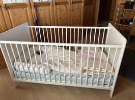 Kinderbett 140 x 70 weiss
