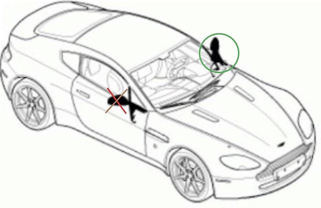 Aston Martin Sonstiges Fahrzeugzubehör: Aston Martin Vantage Seitenspiegel – Gebraucht aus Winterthur von diesel_power