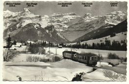 LES DIABLERETS Bahn CHEMIN DE FER AIGLE-SEPEY-DIABLERETS