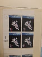 USA Space Shuttle Briefmarken Block, 3 Dollar, Neuwertig!