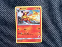Pokemon Flareon battle Academy Stamp near Mint