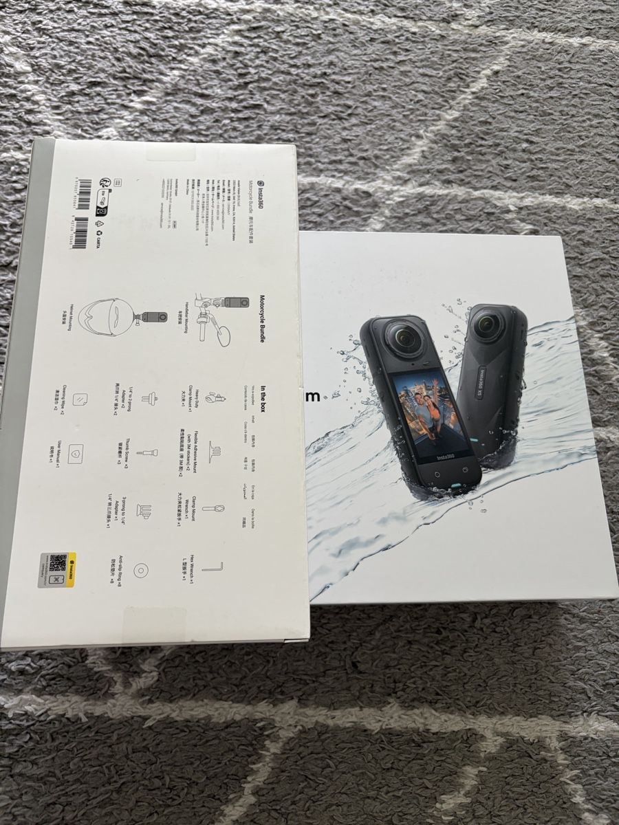 Insta360 Action Cam: Insta360 X5 8K 360 NEU Essential+Motorrad Bundle – Nuovo (secondo la descrizione) da Aarburg venduto da kor_zmw5 2