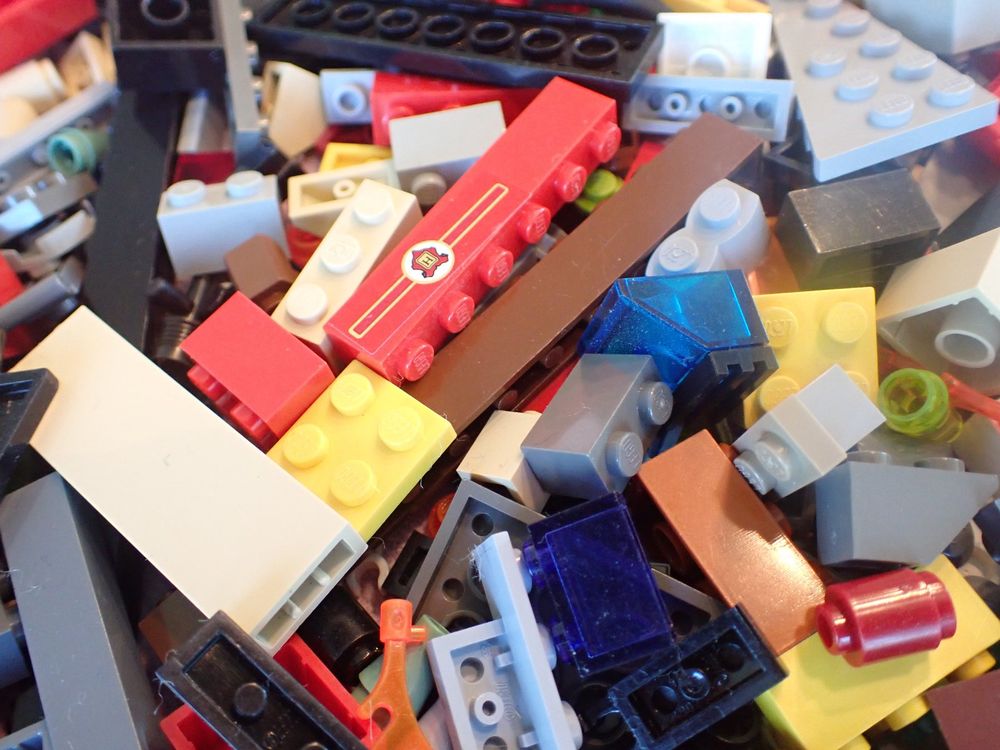 sehr viele LEGO Steine bunt gemischt Kilo Ware System (1) Kaufen auf Ricardo