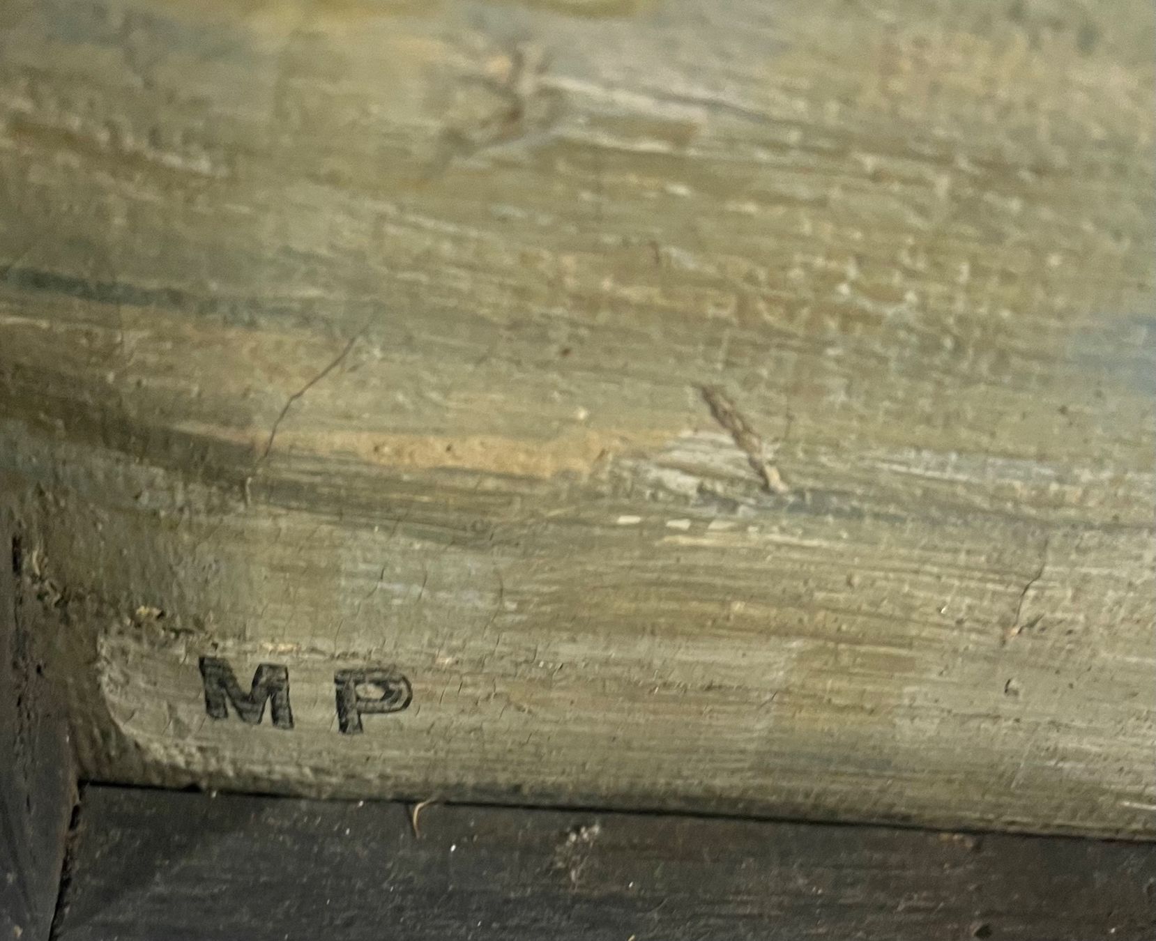 Gemälde: Antike Stilleben Gemälde, Monogrammiert – Gebraucht aus Root von  1