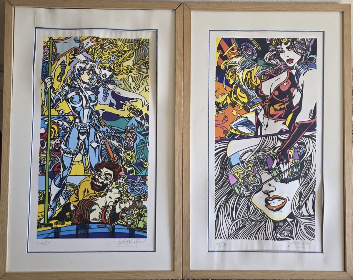 Grafica & Litografie: 2 lithographies Pop Art signées ERRO 2001 numérotées – Usato da Genève venduto da DELIRBEADS 6