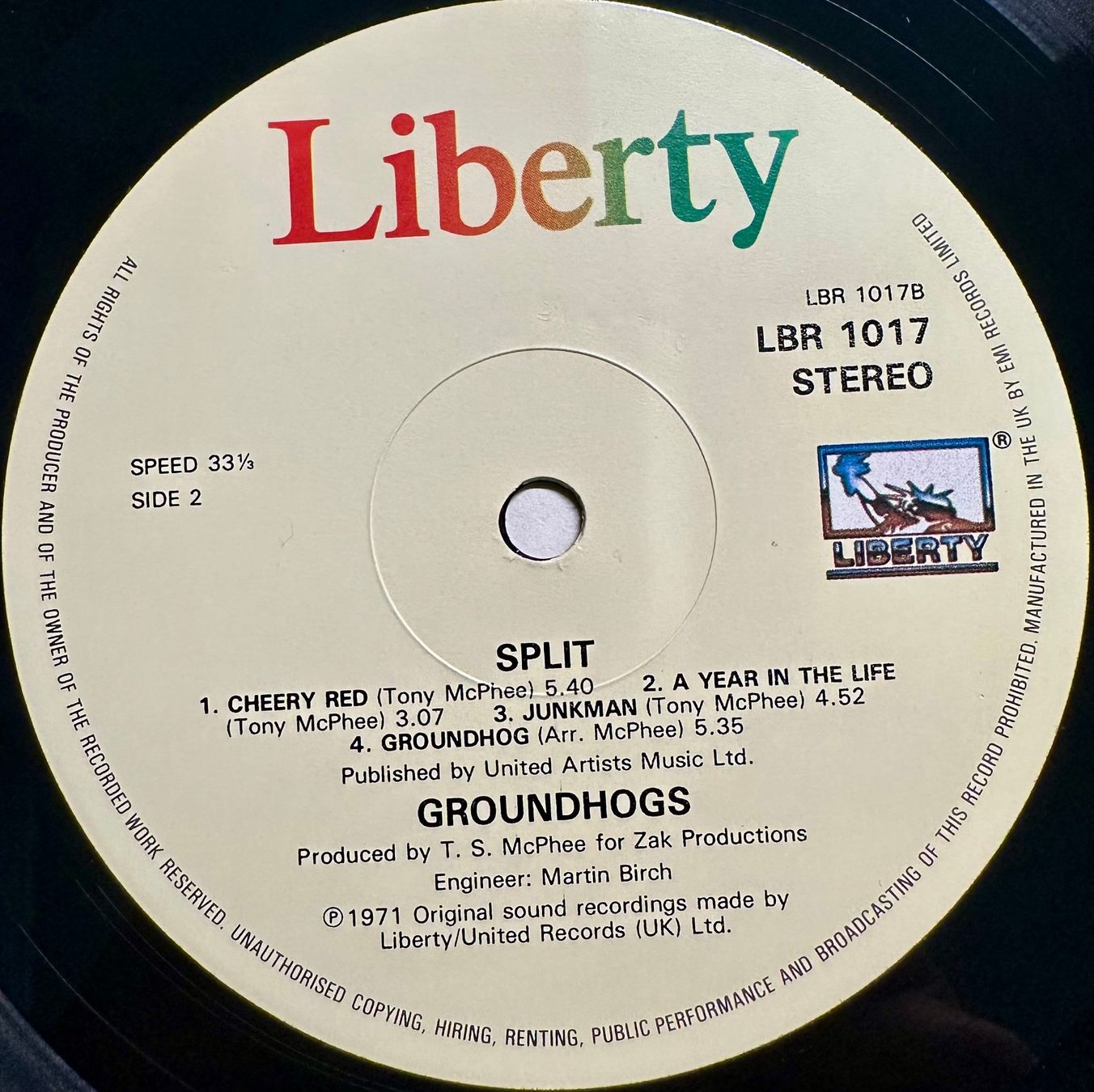 Dischi in vinile: Groundhogs - Split // LP: NM; Sleeve: VG++ – Usato da Zürich venduto da saltbee 3