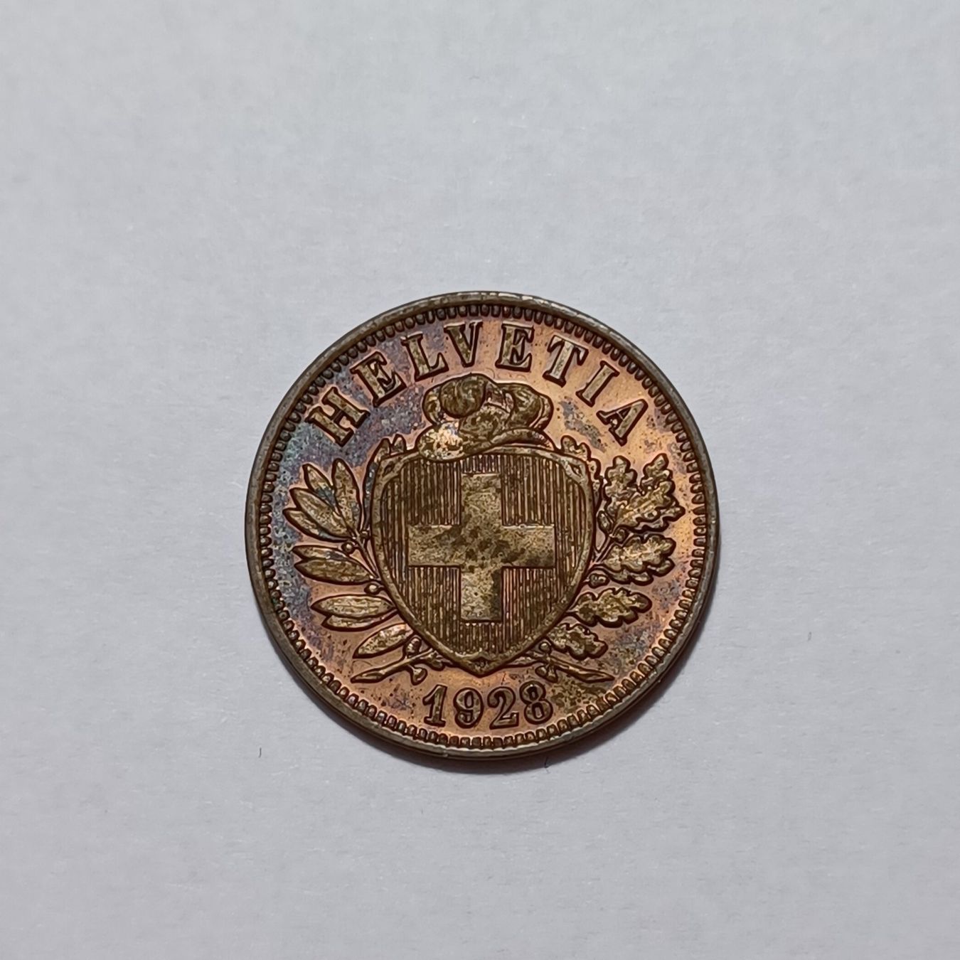Tutti le monete: 2 Rappen 1928 unz-stgl – Nuovo (secondo la descrizione) da Pfäffikon ZH venduto da Schweizer_Muenzen