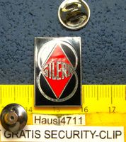 GILERA MOTO PIN ENAMEL SILBRIG MIT SECURITY-CLIP