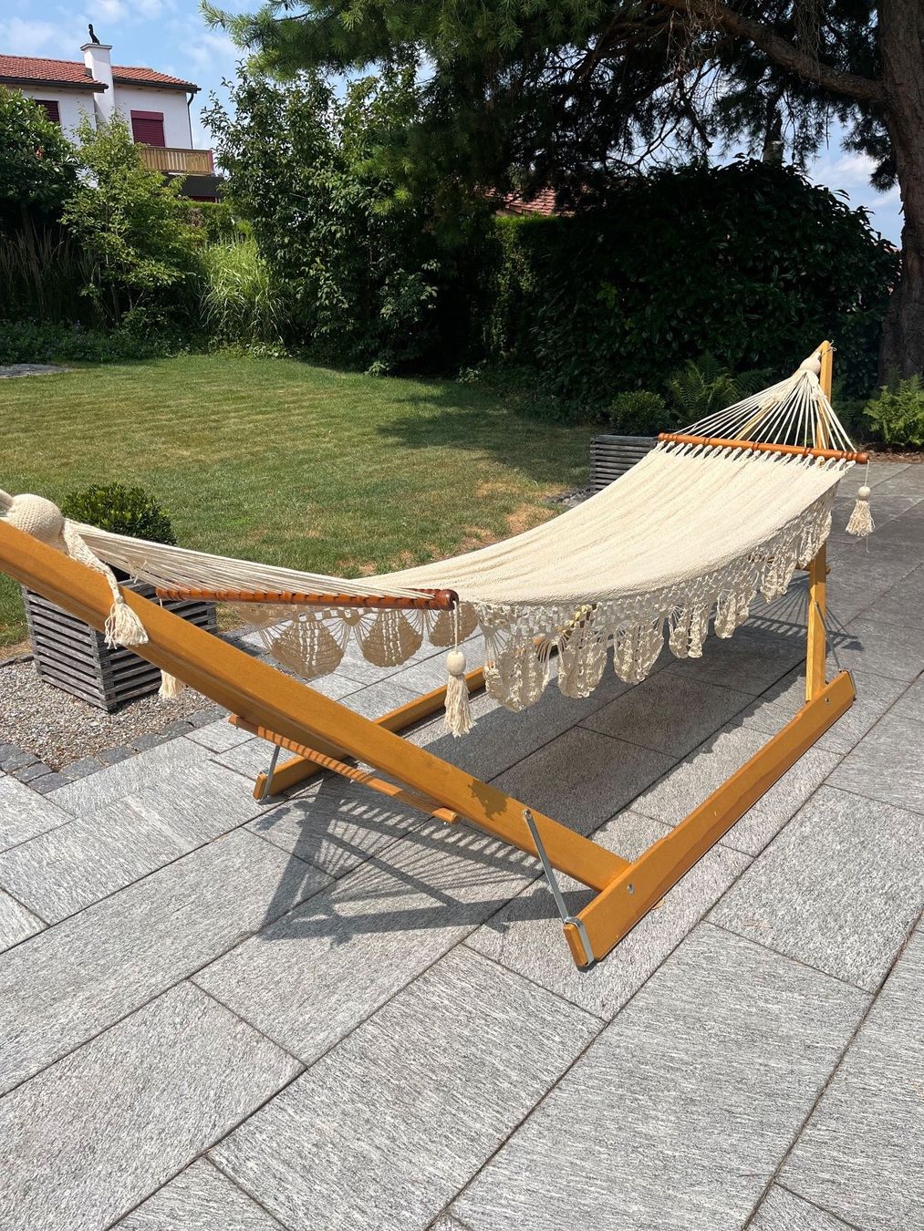 Amache: Hängematte Vintage, Handgeknüpft – Usato da Schindellegi venduto da Zurpan