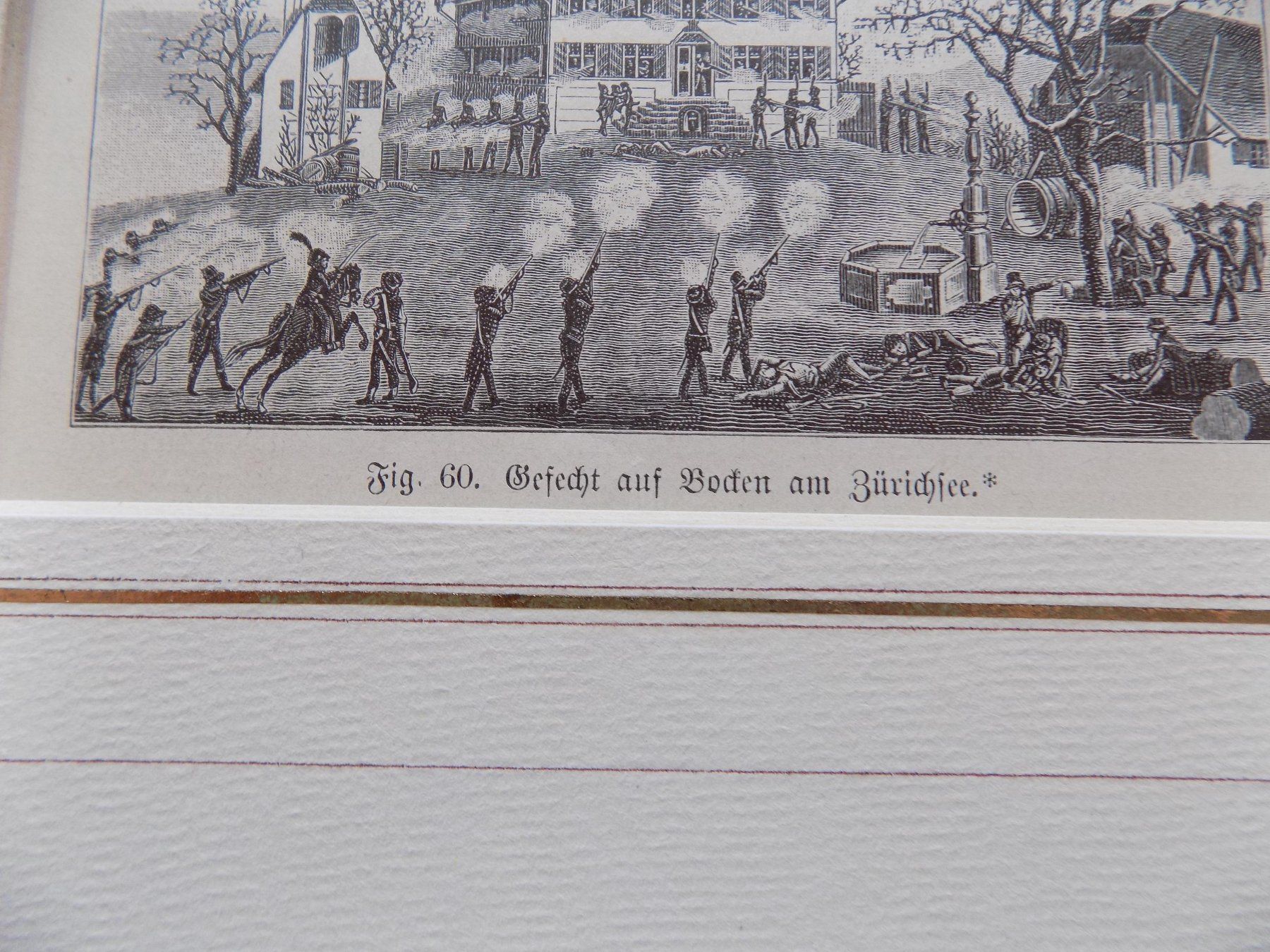 Incisioni: Gefecht auf dem Bocken – Usato da Risch venduto da Rischli15 2