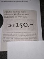 Kuoni Gutschein CHF 150. f. Pauschalreisen 2026
