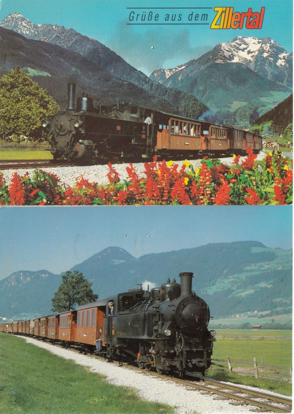 Cartoline postali: Zillertalbahn, 3 Karten – Usato da Bürglen TG venduto da StampGraf 1