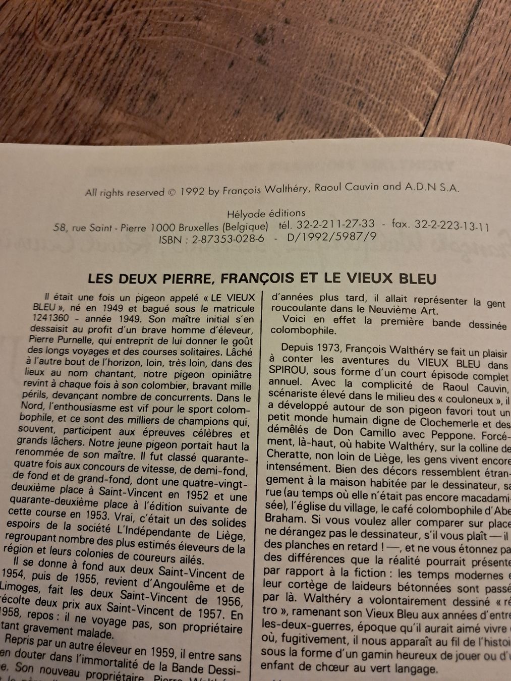 BD: Bd Le Vieux Bleu – D'occasion à Le locle par juliensaran 1