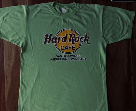 Hard Rock Cafe Santo Domingo T-Shirt grün, Grösse L