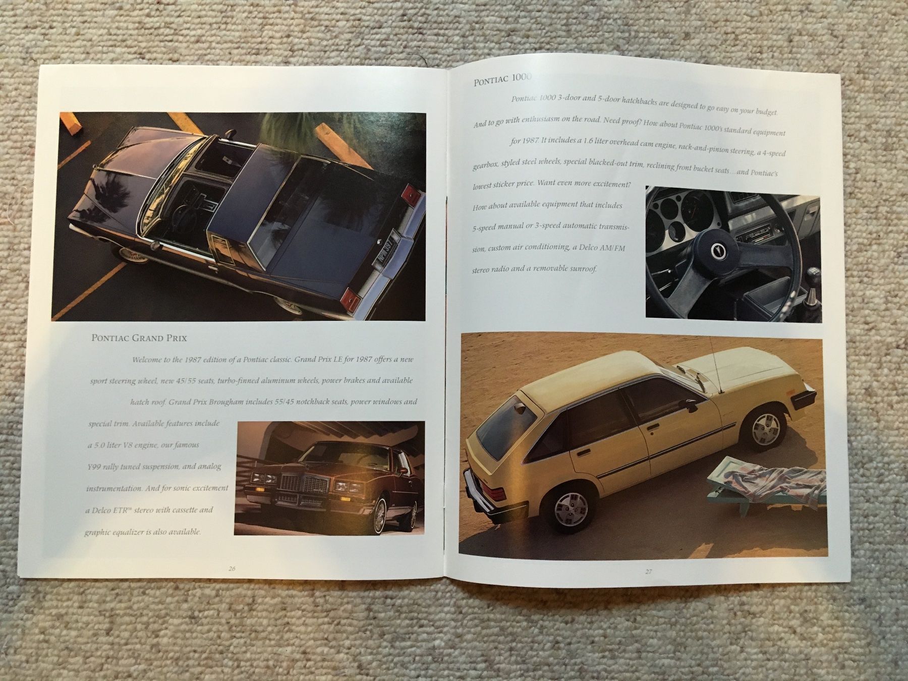 Documenti: Pontiac 1987 – Usato da Schlatt ZH venduto da Cheyenne69 3
