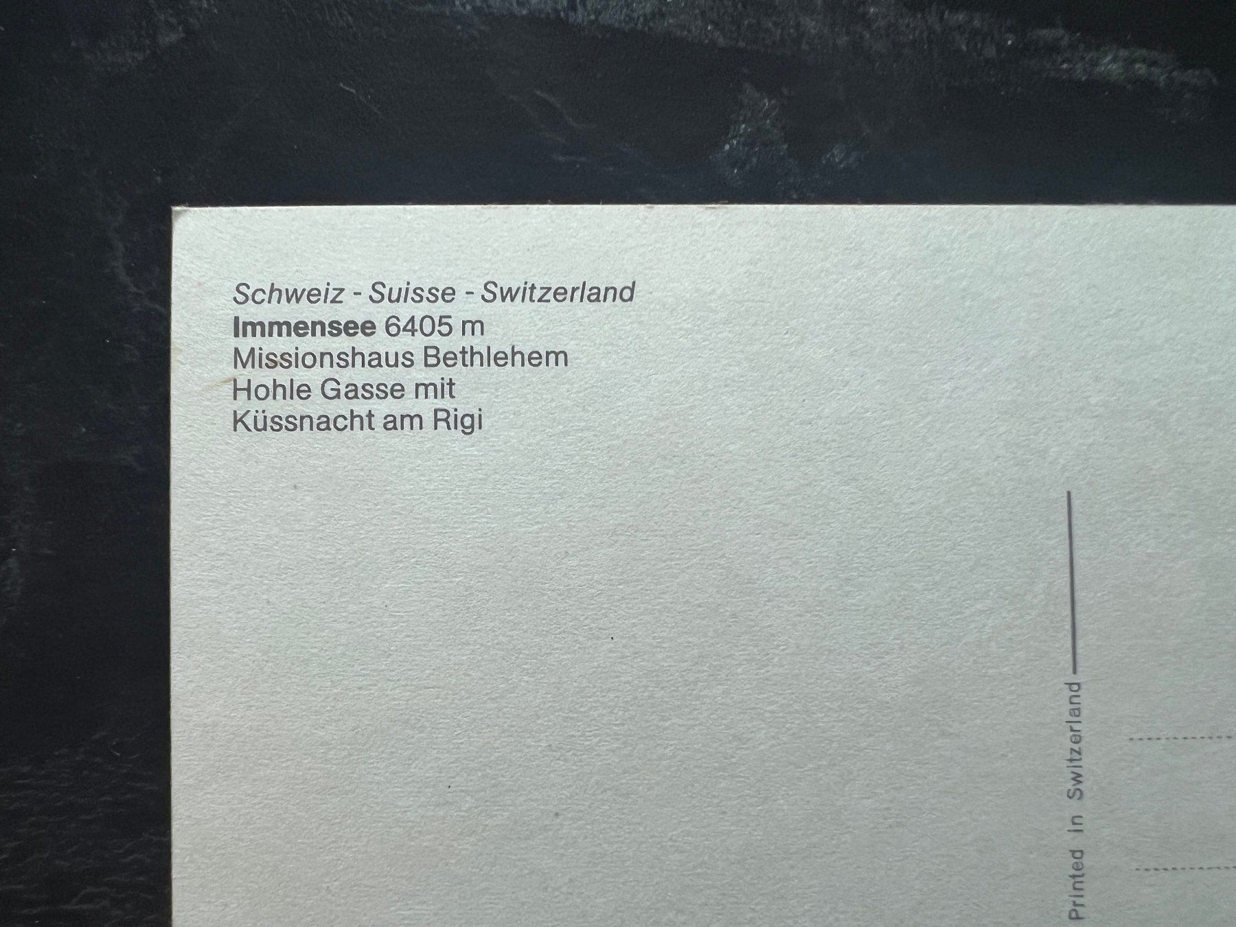 Ansichtskarten: AK Immensee ungelaufen  (G3387) – Neu (gemäss Beschreibung) aus Hinwil von Sidi4 1